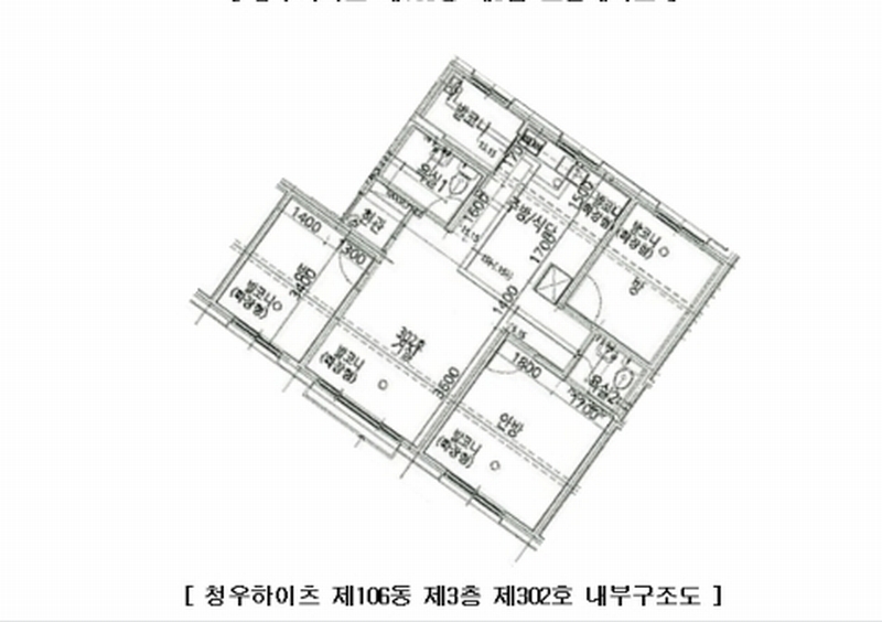 2024타경76033 경기도 파주시 풀무골로27번길 7, 청우하이츠 106동 3층 302호 다세대(빌라)[공급16평형] 경매 이미지