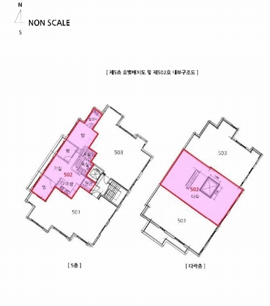 2024타경79674 경기도 고양시 덕양구 푸른마을로 33-3, 동원아트빌 104동 5층 502호 다세대(빌라)[공급16평형] 경매 이미지