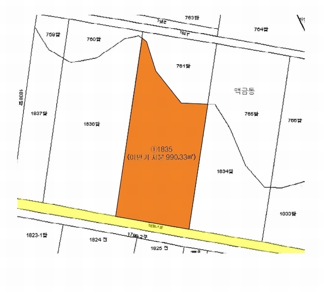 2024타경85013 경기도 파주시 탄현면 갈현리 1835 농지 경매 이미지