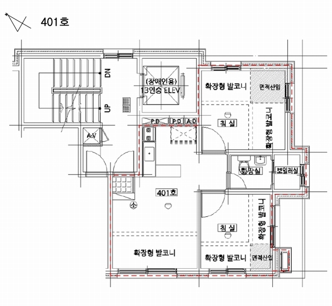 2025타경102242 서울특별시 관악구 난곡로31길 6-16, 한나래19차 4층 401호 다세대(빌라)[공급13평형] 경매 이미지