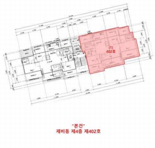 2025타경62573 경기도 고양시 일산서구 덕이로172번길 60-15, 뉴바이 비동 4층 402호 다세대(빌라)[공급17평형] 경매 이미지