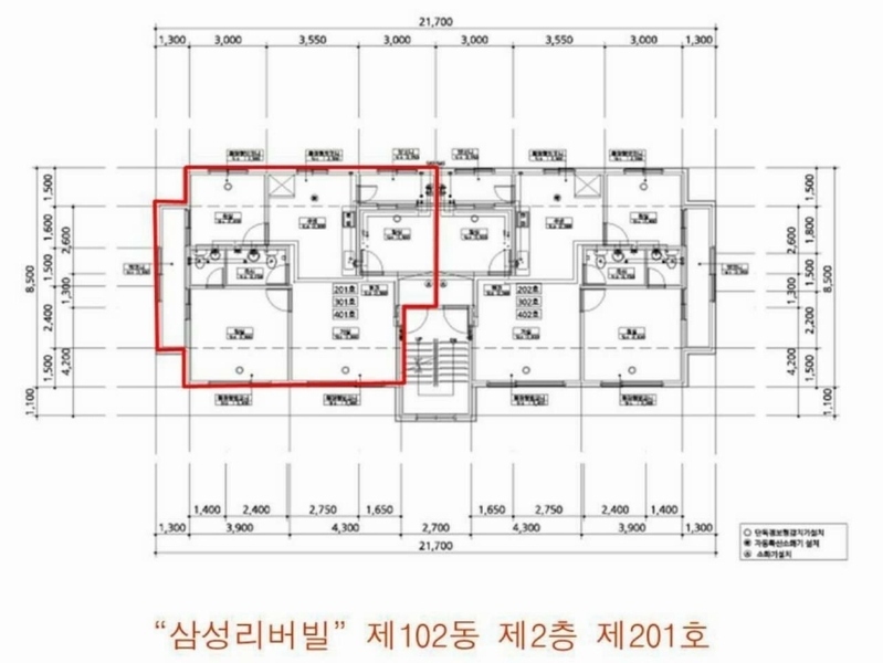 2025타경62819 경기도 고양시 일산동구 문봉길 40-6, 삼성리버빌 102동 2층 201호 다세대(빌라) 경매 이미지