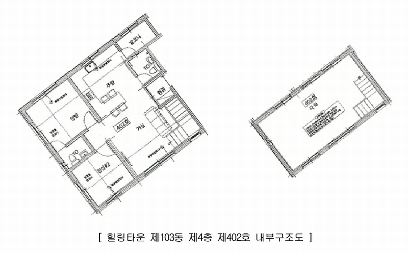 2025타경62982 경기도 파주시 엘지로 408-5, 힐링타운 103동 4층 402호 다세대(빌라)[공급17평형] 경매 이미지