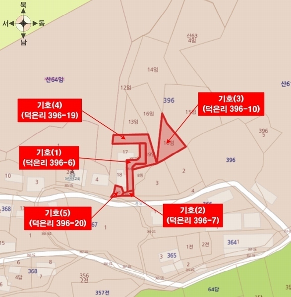 2025타경63063 경기도 파주시 월롱면 덕은리 396-6 임야 경매 이미지