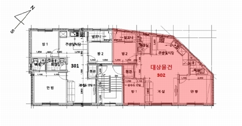 2025타경63470 경기도 고양시 덕양구 통일로726번길 80, 세종명가 101동 3층 302호 다세대(빌라)[공급21평형] 경매 이미지