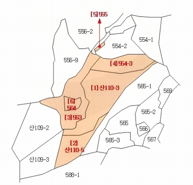 2023타경78490 경기도 파주시 적성면 객현리 산110-3 임야 경매 이미지