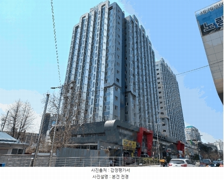 2025타경102437 서울특별시 동작구 노들로2길 7, 노량진드림스퀘어복합빌딩 17층 에이1703호 오피스텔[계약17평형] 경매 이미지