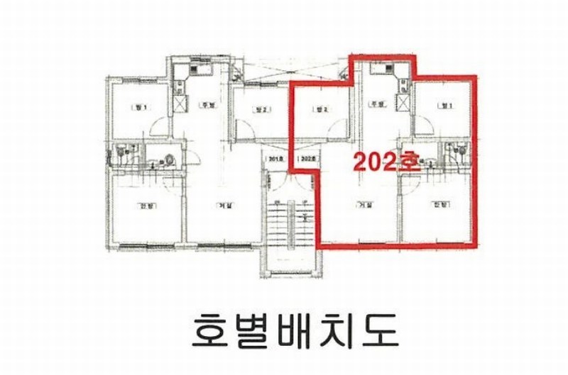 2025타경61243 경기도 고양시 덕양구 보광로 74, 늘푸른마을 106동 2층 202호 다세대(빌라)[공급19평형] 경매 이미지