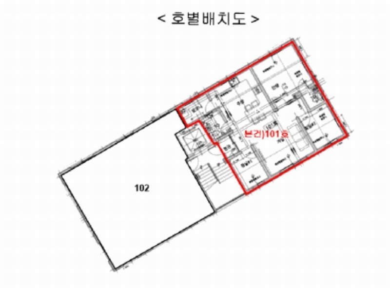 2025타경62833 경기도 파주시 엘지로 408-5, 힐링타운 103동 1층 101호 다세대(빌라)[공급17평형] 경매 이미지