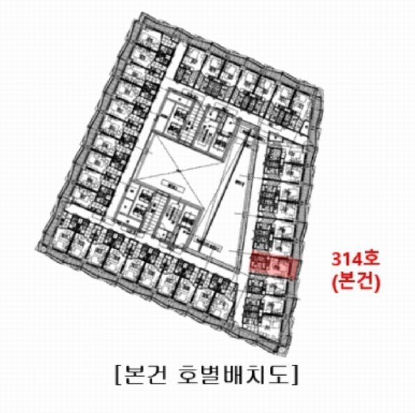 2025타경63486 경기도 고양시 일산서구 킨텍스로 255-3, 케이트리 3층 314호 숙박(콘도등) 경매 이미지