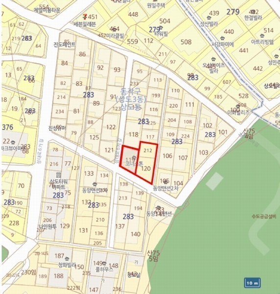 2025타경102541 서울특별시 동작구 성대로6자길 13, 코너스톤 2층 203호 다세대(빌라)[공급14평형] 경매 이미지