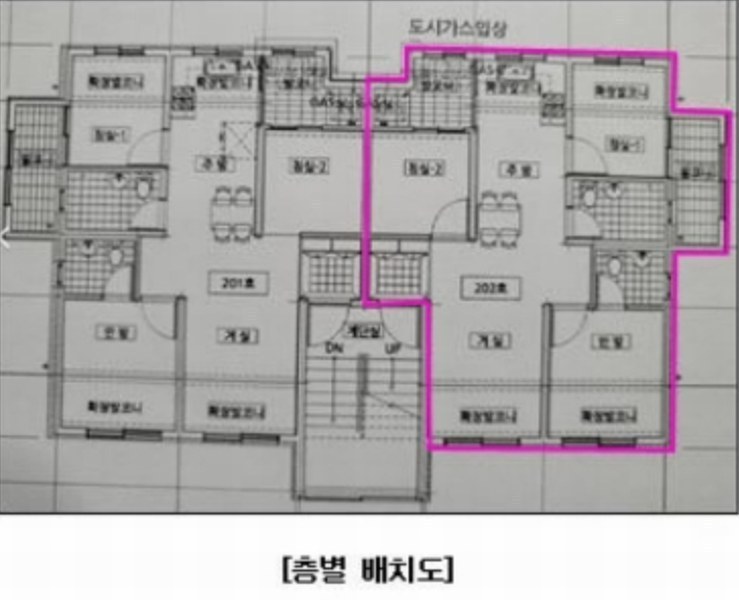 2024타경77746 경기도 고양시 덕양구 명봉산로6번길 20-39, 클래식 6동 2층 202호 다세대(빌라)[공급15평형] 경매 이미지