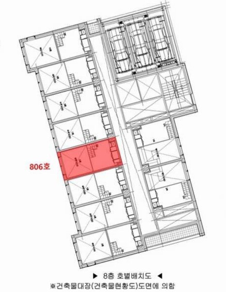 2025타경102638 서울특별시 관악구 난곡로 298, 더위일관악파크뷰 8층 806호 오피스텔 경매 이미지