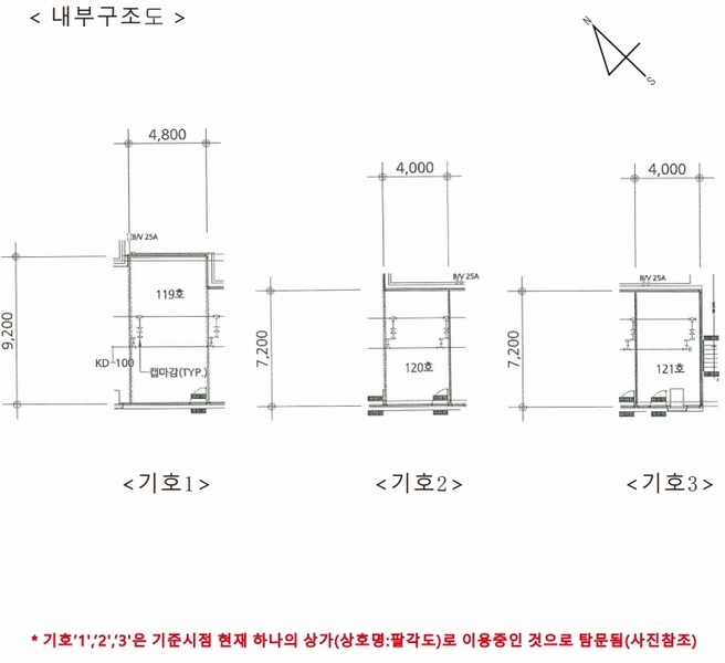 2025타경2855 경기도 고양시 덕양구 의장로 146, 원흥베네하임3차 1층 119호외2개호 근린상가 경매 이미지