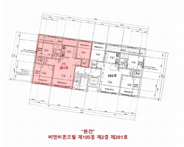 2025타경63728 경기도 파주시 송학2길 99-13, 비앤비퀸즈빌 105동 2층 201호 다세대(빌라)[공급18평형] 경매 이미지