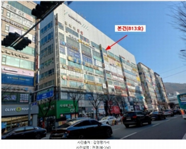 2024타경72582 경기도 남양주시 늘을2로 26, 호평메인씨네마타워 8층 813호 근린상가 경매 이미지