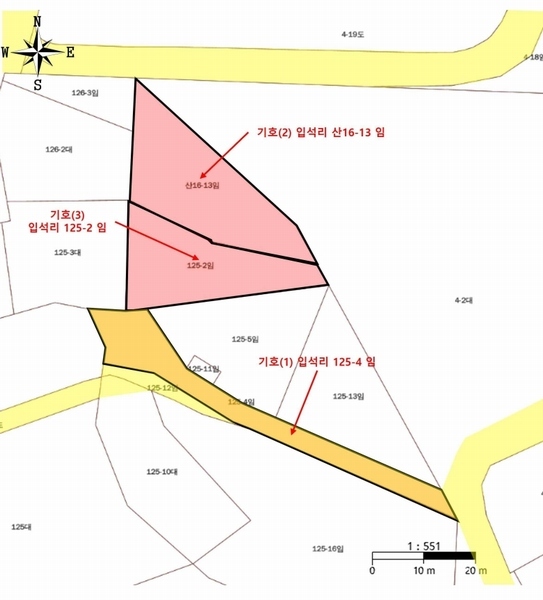 2024타경83261 경기도 남양주시 수동면 입석리 125-4 임야 경매 이미지