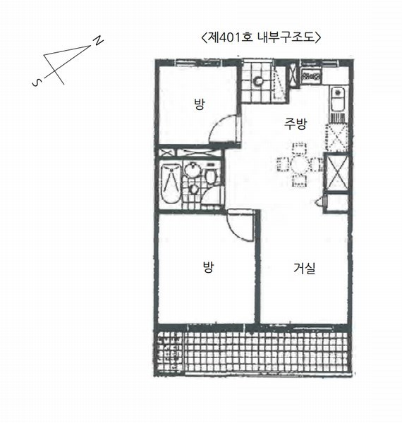 2024타경84455 경기도 남양주시 진건읍 사릉로372번길 25, 진건주공2단지 201동 4층 401호 아파트[공급22평형] 경매 이미지