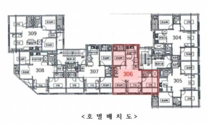 2024타경84585 경기도 남양주시 진접읍 내각1로73번안길 11, 주건축물 1동 3층 306호 다세대(빌라) 경매 이미지