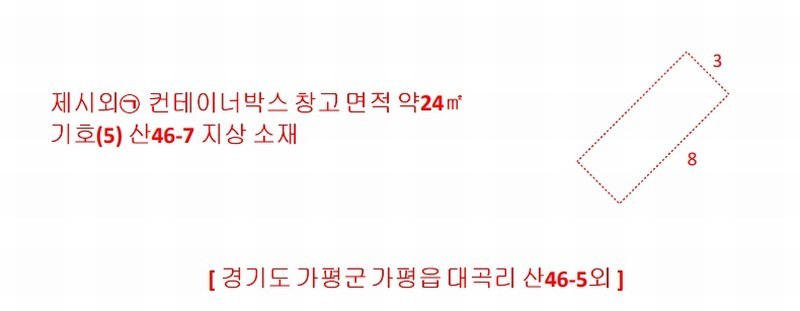 2025타경70842 경기도 가평군 가평읍 대곡리 산46-5 임야 경매 이미지