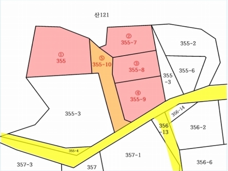 2024타경181 경기도 가평군 청평면 대성리 355 농지 경매 이미지