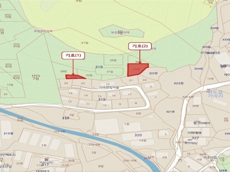 2024타경2941 경기도 남양주시 화도읍 가곡리 319-33 임야 경매 이미지