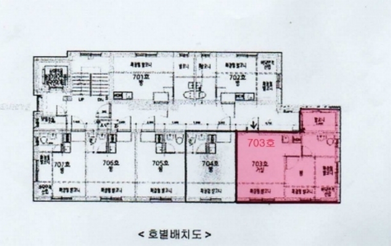 2024타경124999 서울특별시 관악구 신림동5가길 13, 태양오피스텔 7층 703호 다세대(빌라) 경매 이미지