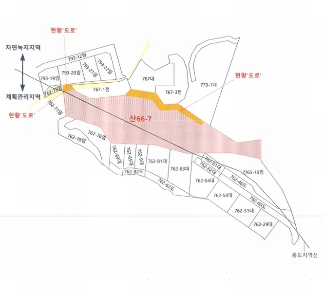 2024타경5780 경기도 가평군 설악면 신천리 산66-7 임야 경매 이미지