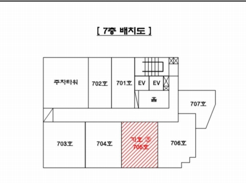 2024타경70074 경기도 구리시 안골로97번길 17-6, 구리더케이타워 7층 705호 오피스텔[계약18평형] 경매 이미지