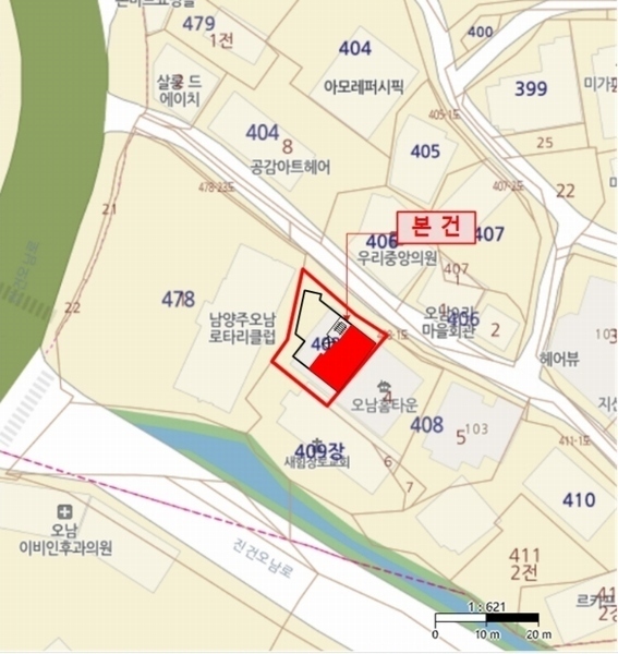 2024타경80354 경기도 남양주시 오남읍 진건오남로522번길 8-1, 주건축물 1동 3층 301호 다세대(빌라)[공급20평형] 경매 이미지