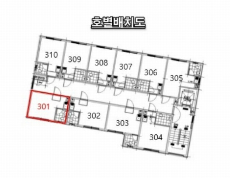 2024타경125480 서울특별시 관악구 청룡4길 32, 청룡오피스텔 3층 301호 오피스텔[계약6평형] 경매 이미지