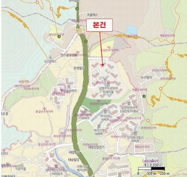2025타경71292 경기도 남양주시 화도읍 비룡로 186, 남양주두산위브트레지움 108동 32층 3203호 아파트[공급25평형] 경매 이미지