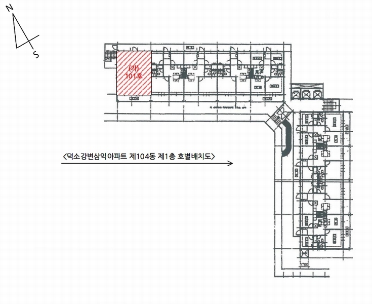 2025타경71335 경기도 남양주시 와부읍 덕소로116번길 52, 덕소강변삼익아파트 104동 1층 101호 아파트[공급24평형] 경매 이미지