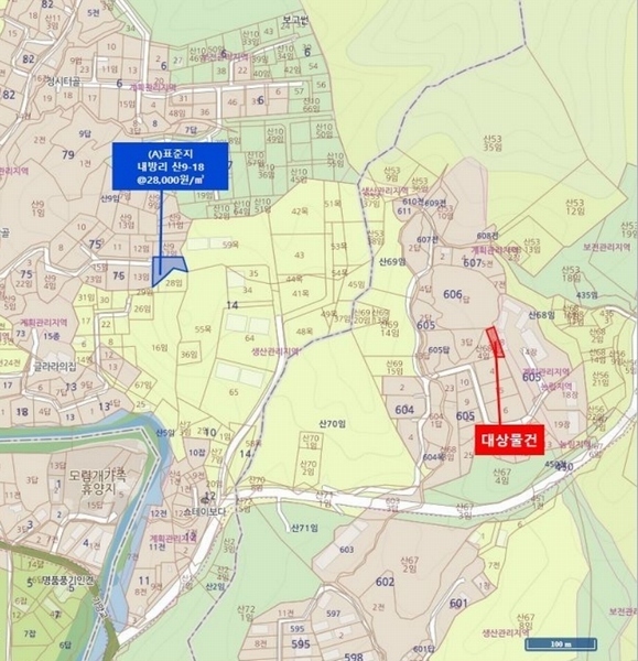 2025타경71471 경기도 남양주시 수동면 외방리 산68-5 임야 경매 이미지