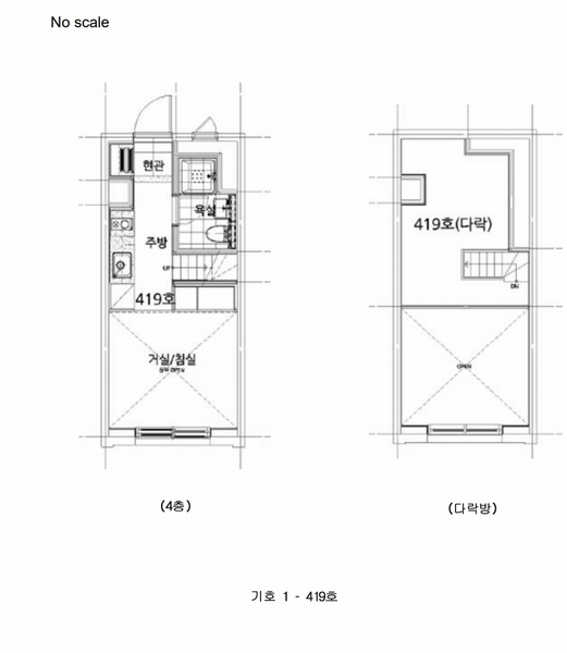 2025타경71644 경기도 남양주시 경춘로 498, 남양주다산지금데시앙스튜디오 4층 419호 오피스텔 경매 이미지