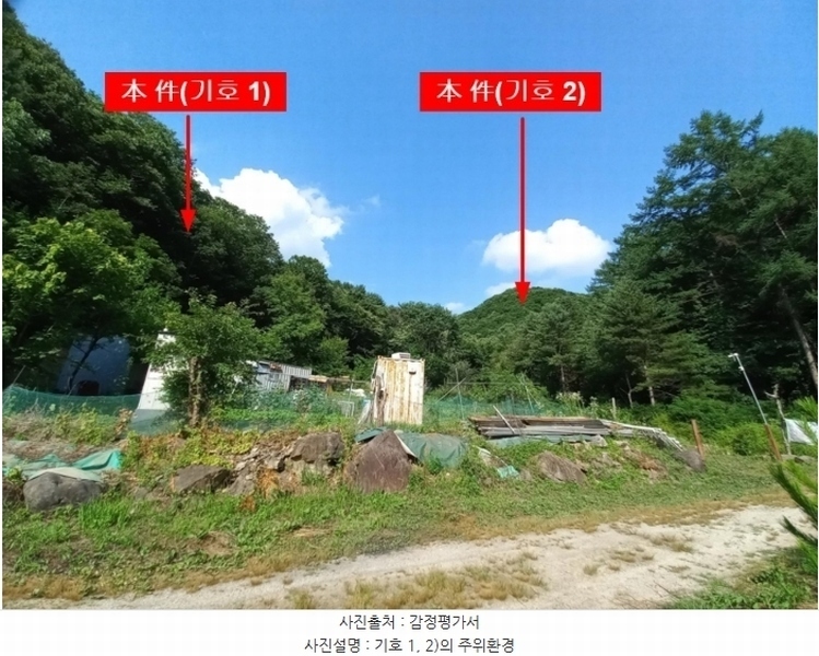 2024타경3272 경기도 가평군 가평읍 개곡리 산137 임야 경매 이미지