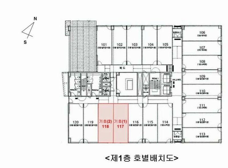 2024타경6035 경기도 남양주시 다산중앙로82번안길 166-22, 엘센트로타워 1층 117호외1개호 근린상가 경매 이미지