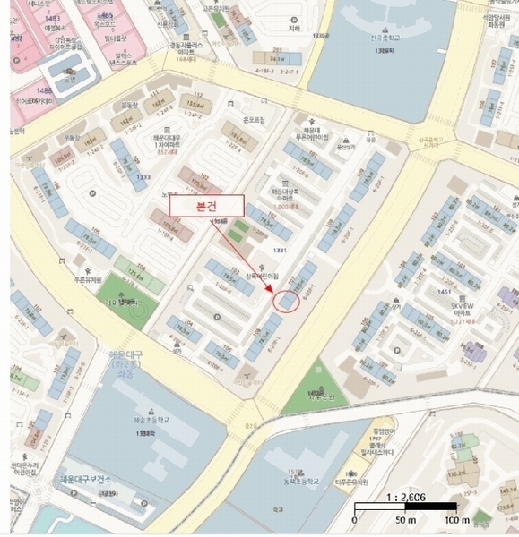 2025타경423 부산광역시 해운대구 세실로 7, 해운대상록아파트 107동 5층 506호 아파트[공급23평형] 경매 이미지