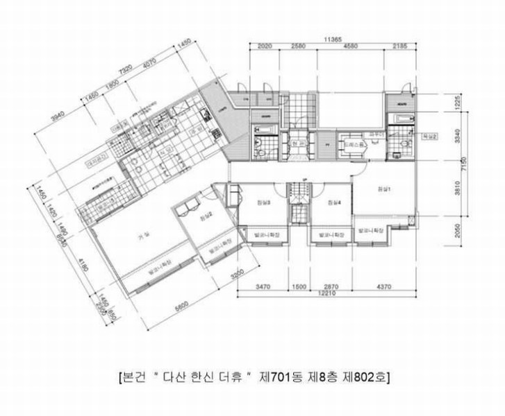2025타경71078 경기도 남양주시 가운로2길 78, 다산한신더휴 701동 8층 802호 아파트[공급52평형] 경매 이미지