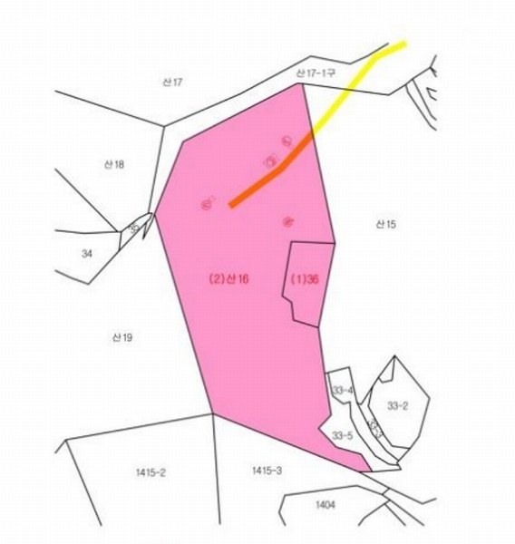 2025타경71384 경기도 남양주시 와부읍 월문리 36 임야 경매 이미지