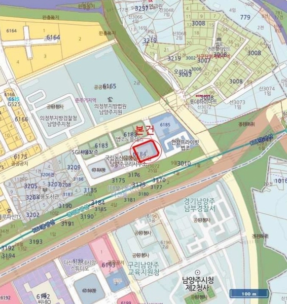 2024타경6516 경기도 남양주시 다산중앙로82번안길 166-22, 엘센트로타워 1층 101호 근린상가 경매 이미지