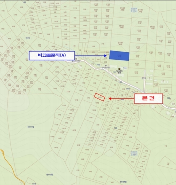 2024타경86468 경기도 가평군 청평면 호명리 146-107 임야 경매 이미지