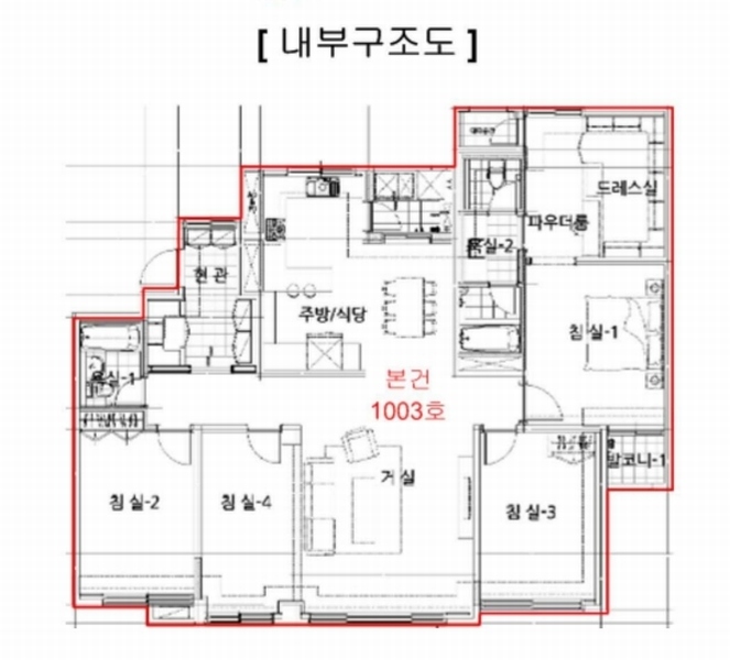2025타경34 경기도 남양주시 화도읍 마석로 110, 마석역신도브래뉴아파트 102동 10층 1003호 아파트 경매 이미지