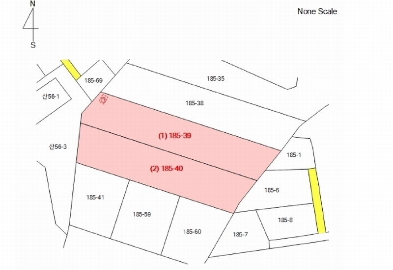 2025타경70750 경기도 가평군 청평면 대성리 185-39 임야 경매 이미지