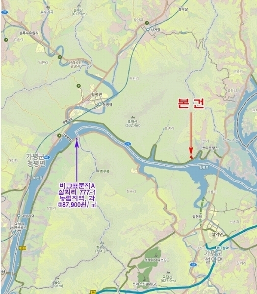 2025타경71238 경기도 가평군 청평면 고성리 782-2 임야 경매 이미지