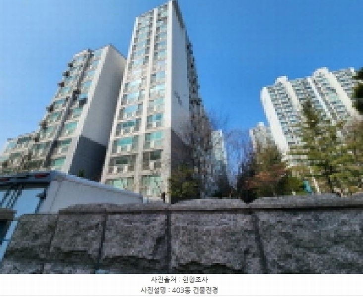 2025타경71304 경기도 구리시 동구릉로85번길 63, 아름마을인창래미안 403동 1층 108호 아파트[공급34평형] 경매 이미지