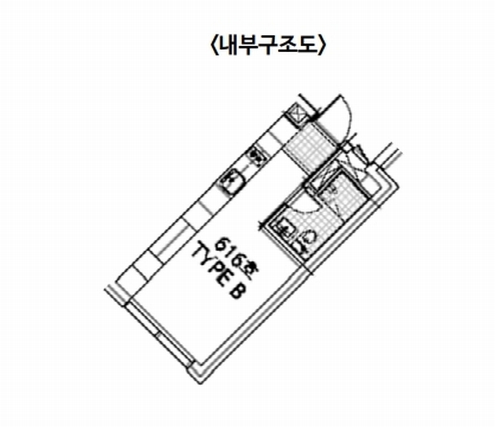 2025타경71396 경기도 남양주시 별내중앙로 36-37, 메트로망주건축물 1동 6층 616호 오피스텔[계약14평형] 경매 이미지
