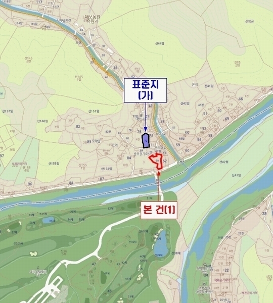 2025타경71419 경기도 가평군 조종면 대보리 69 대지 경매 이미지