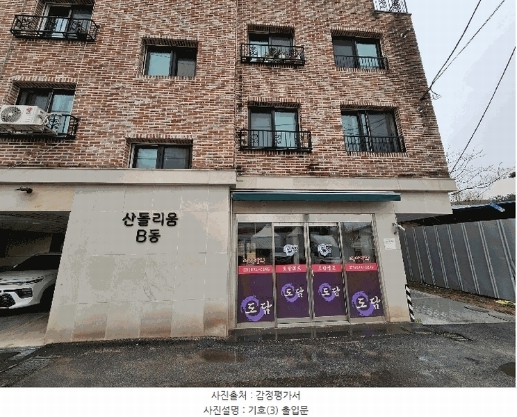 2025타경71487 경기도 남양주시 불암산로97번길 22-14, 산들리움 에이동 1층 101호외2개호 근린상가 경매 이미지