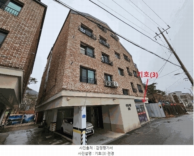 2025타경71487 경기도 남양주시 불암산로97번길 22-14, 산들리움 에이동 1층 101호외2개호 근린상가 경매 이미지